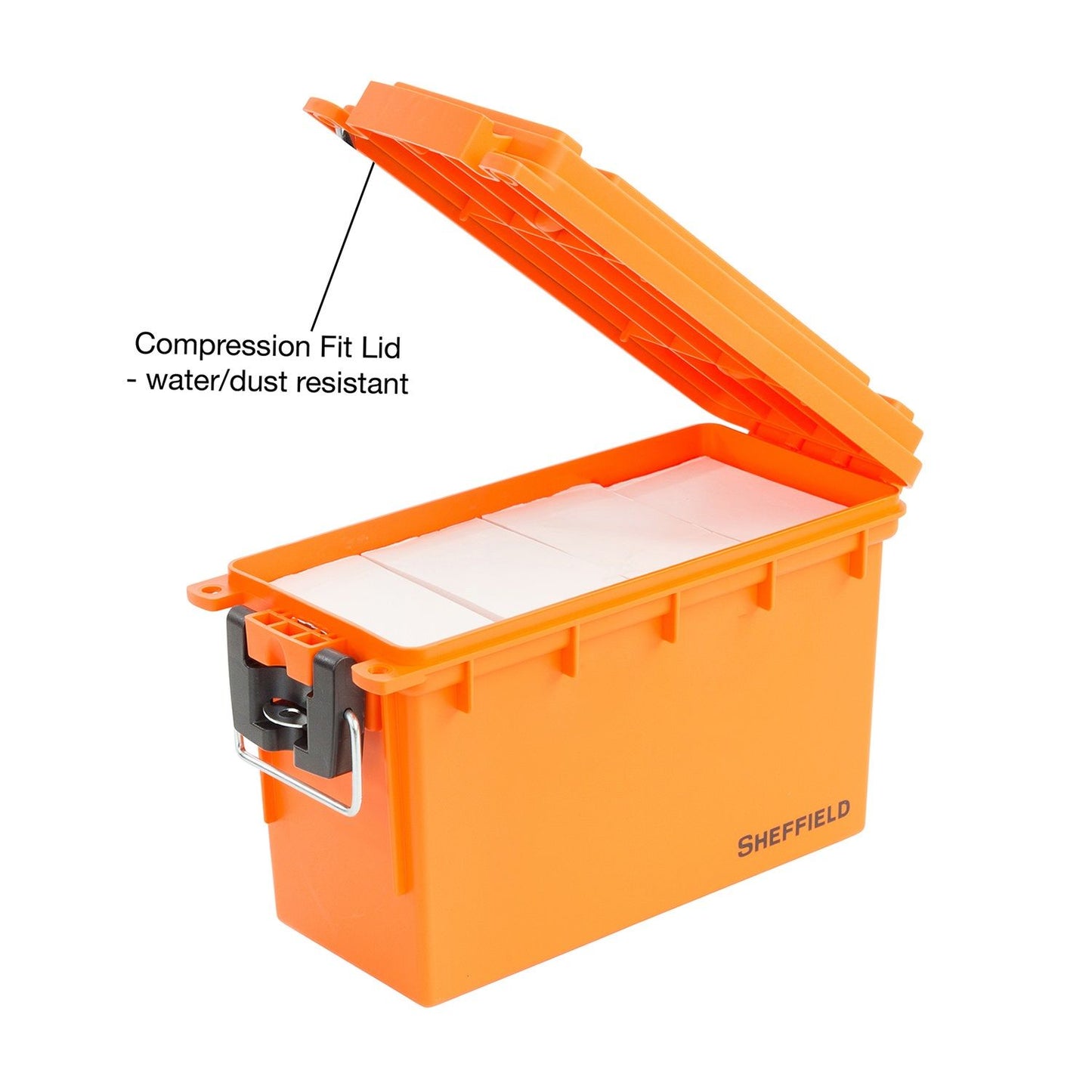 Sheffield Field Box- Safety Orange (made In U.s.a.)