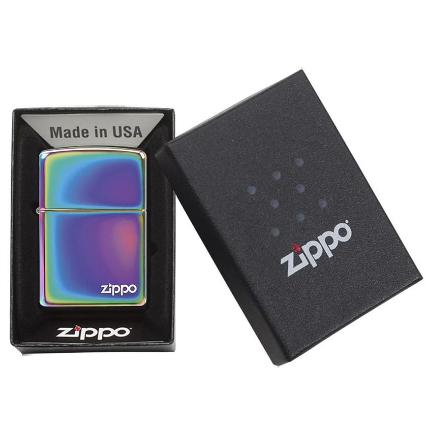 Zippo Windproof Lighter Spectrum Finish W/zippo Logo