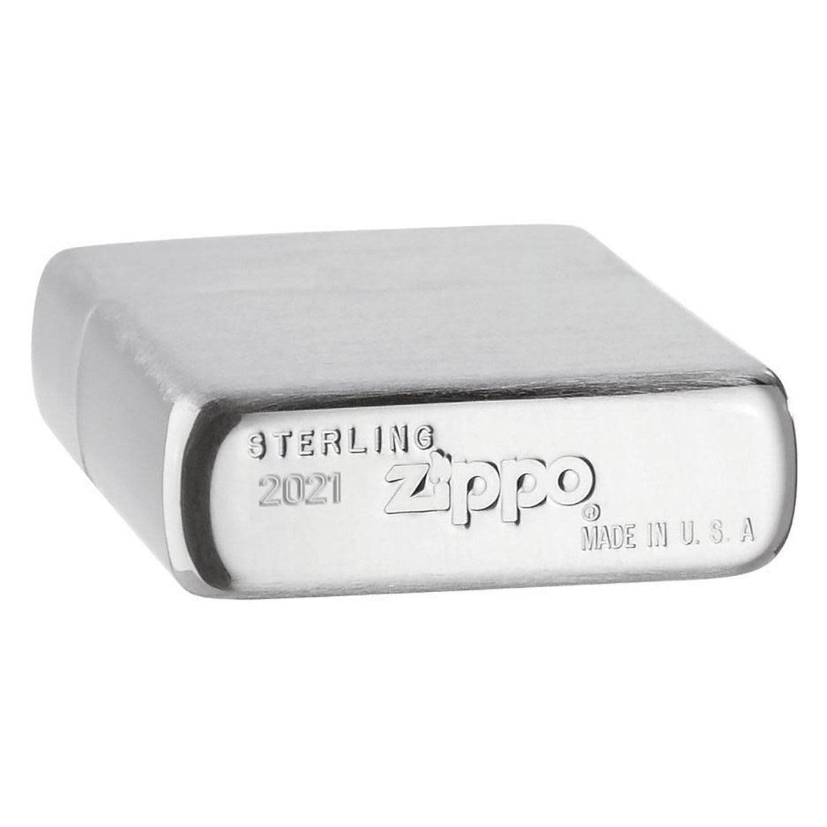 Zippo Windproof Lighter High Polish Sterling Silver Finish Classic Case