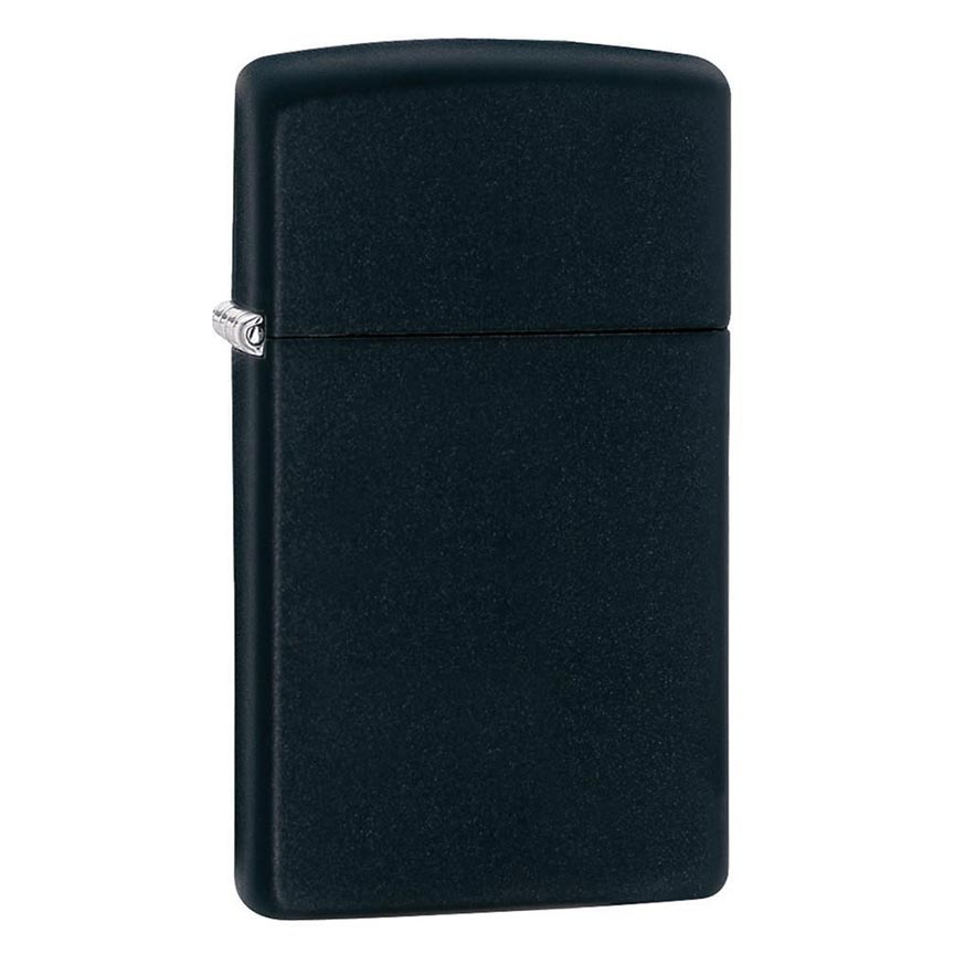 Zippo Windproof Lighter Slim Black Matte