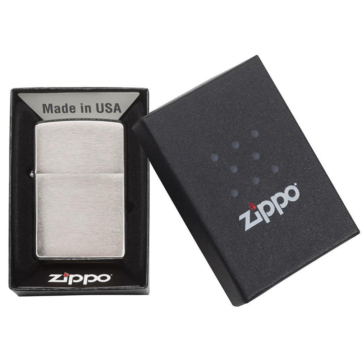 Zippo Windproof Lighter Armor Case (1.5 Times Thicker) Brushed Chrome