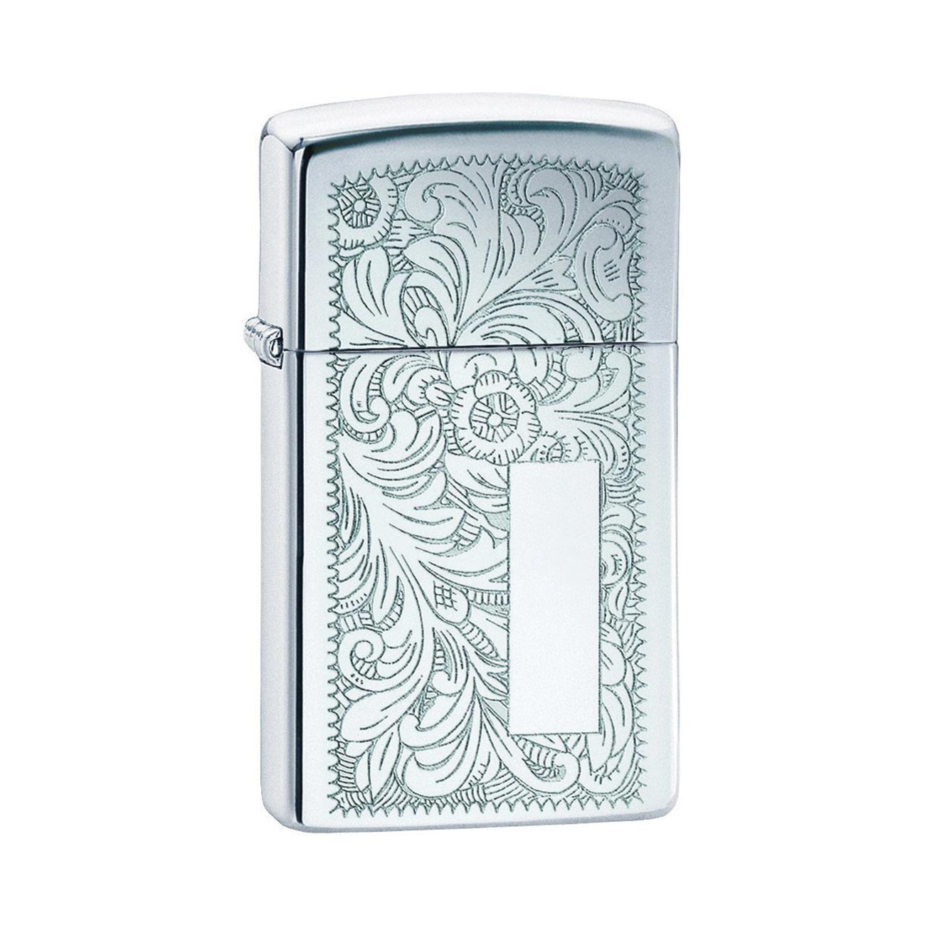 Zippo Windproof Lighter Slim Venetian Venetian Chrome Finish