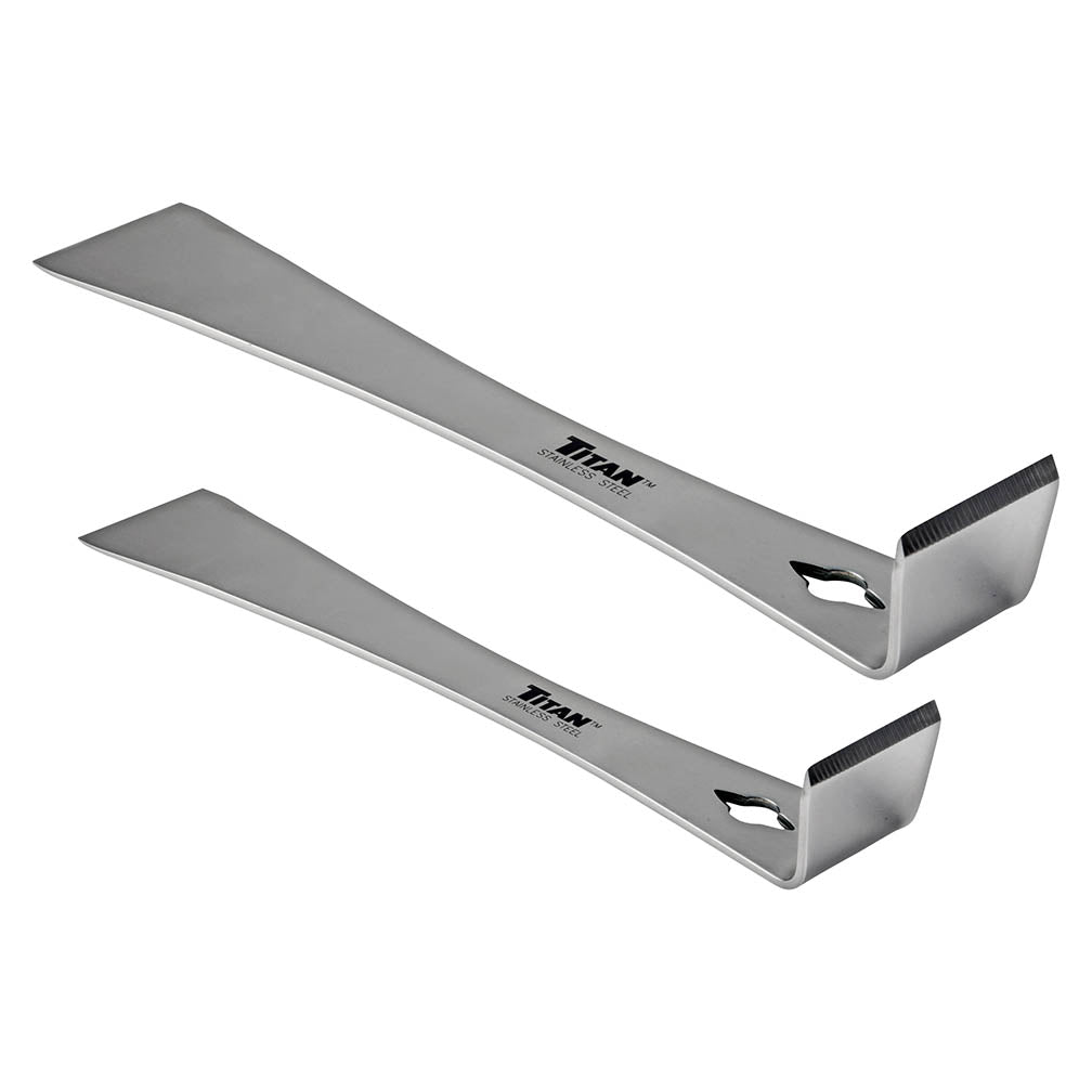 Titan Tool 2 Pc Stainless Steel Pry Bar/scraper Set