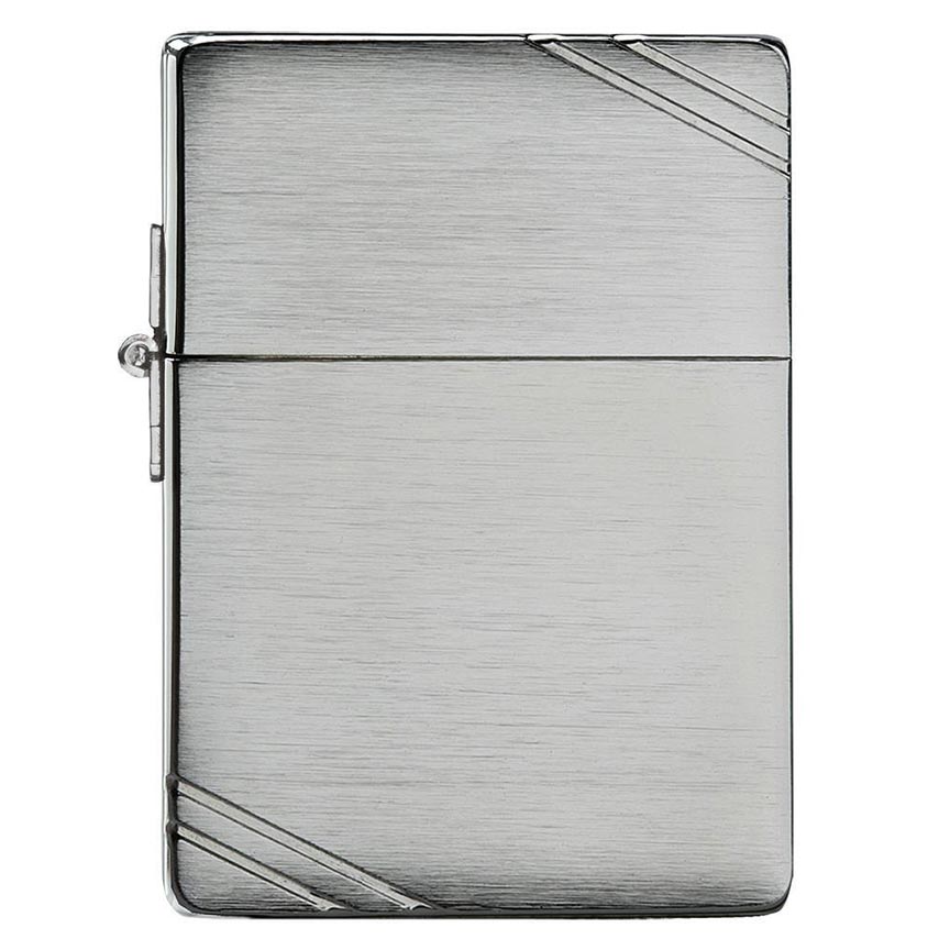 Zippo *1935* Windproof Lighter 1935 Replica W/slashesbrushed Chrome