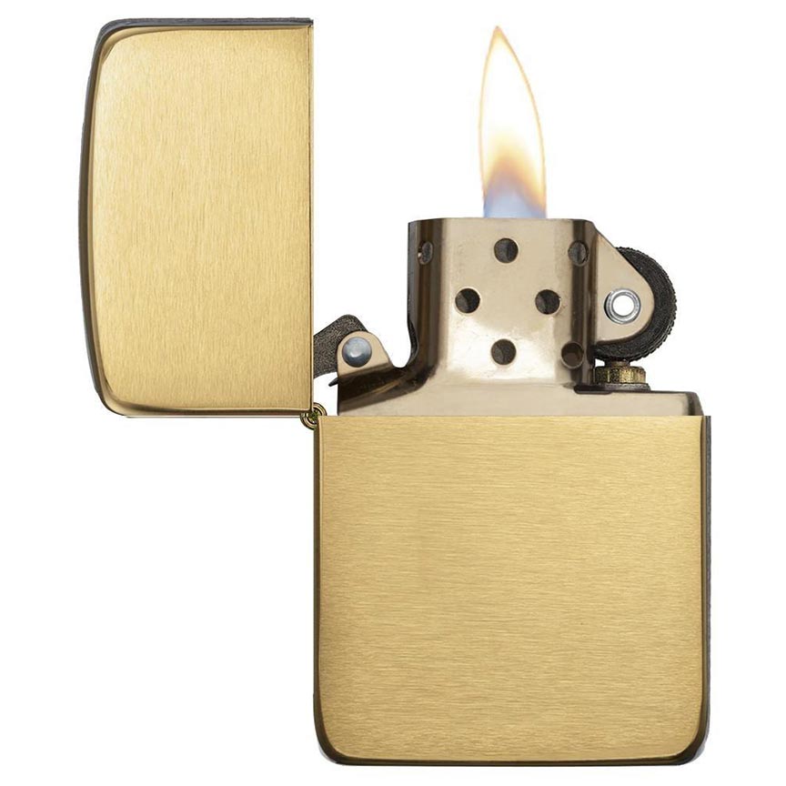 Zippo Windproof Lighter 1941 Replica Brushed Brass