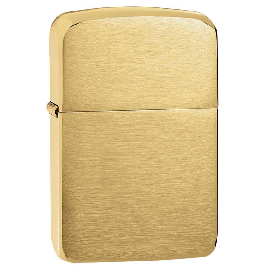 Zippo Windproof Lighter 1941 Replica Brushed Brass