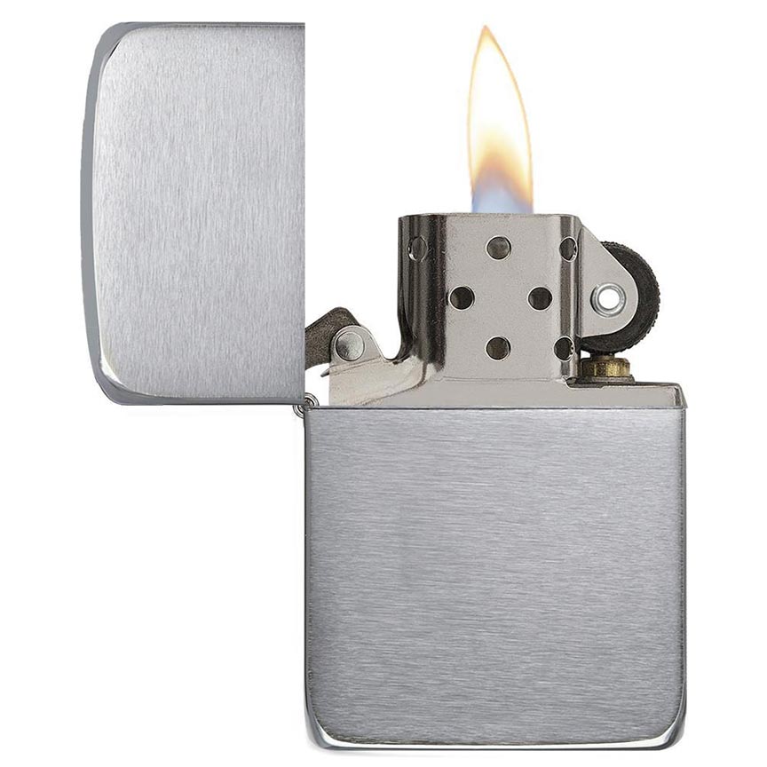 Zippo Windproof Lighter 1941 Replica Brushed Chrome