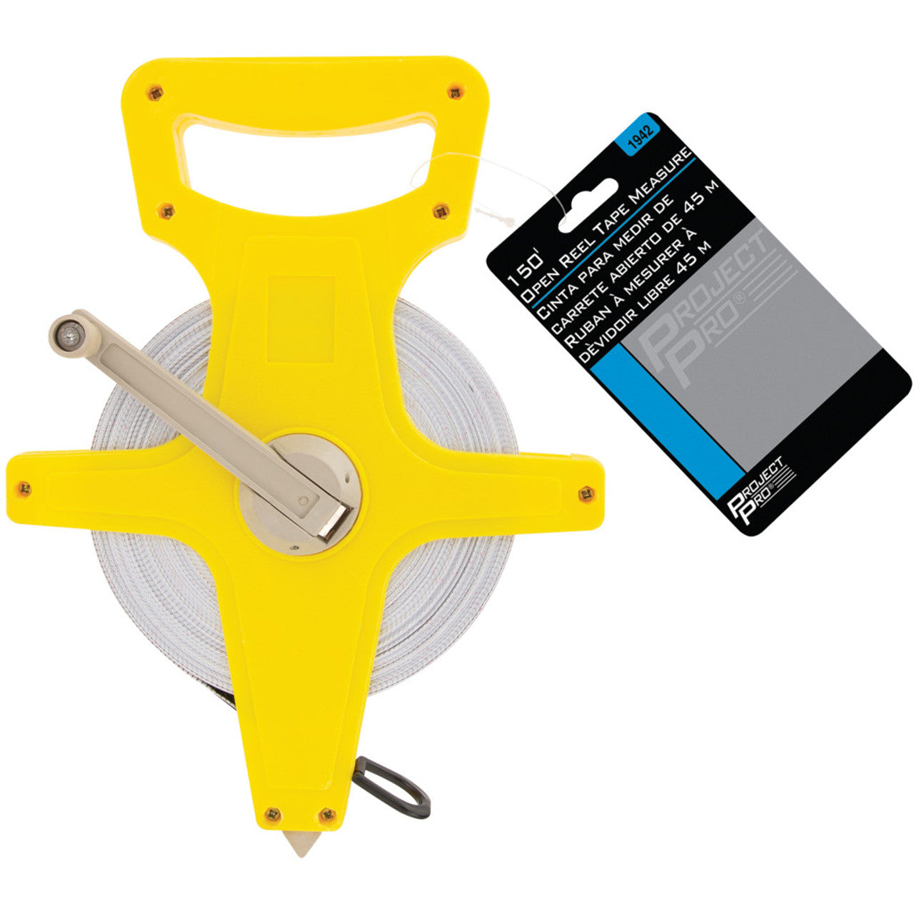 Performance Tool 150-feet Open Reel Tape Measure (yellow)