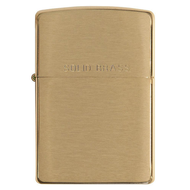 Zippo Windproof Lighter Brushed Brass Finish Classic Case