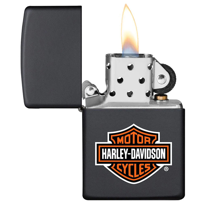 Zippo Windproof Lighter Harley-davidson® Design Black