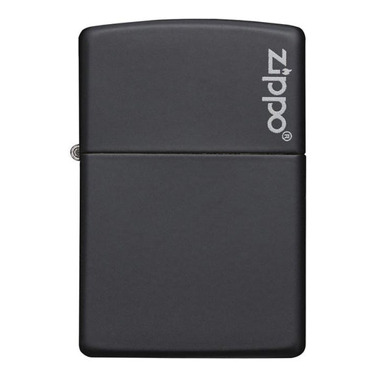 Zippo Windproof Lighter Black Matte W/zippo Logo