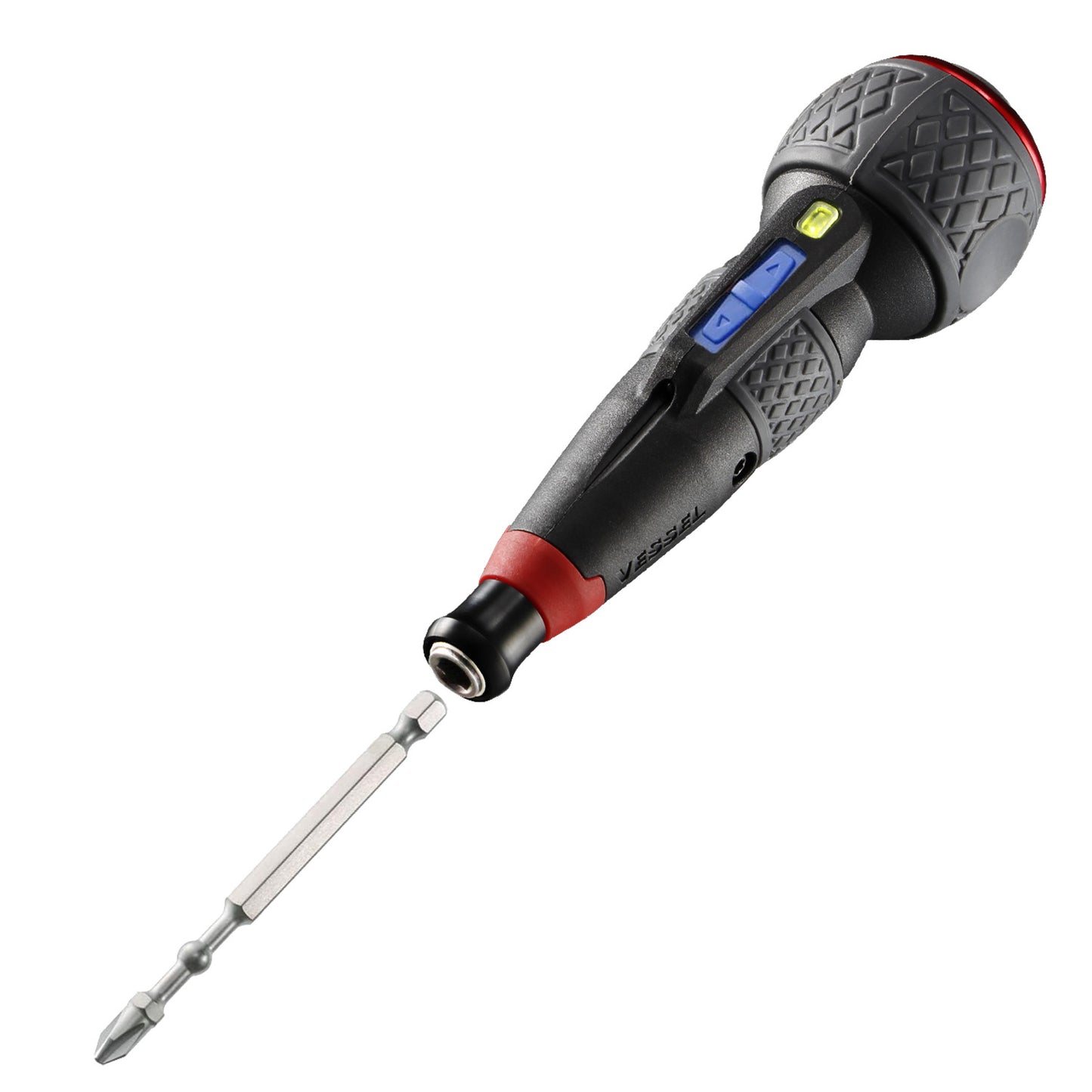 Vessel Ball Grip Rechargeable Screwdriver - 3 Adjustable Speeds Includes - 5 Bits