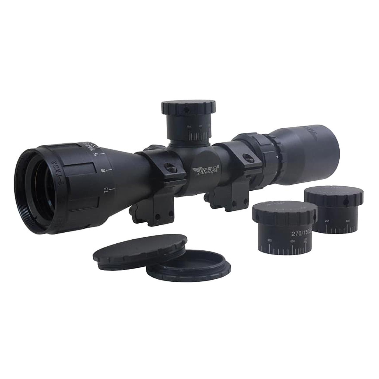 Bsa Optics 22-27x32aocwrtb Sweet 22 Ao Compact 2x-7x 32mm Rifle Scope