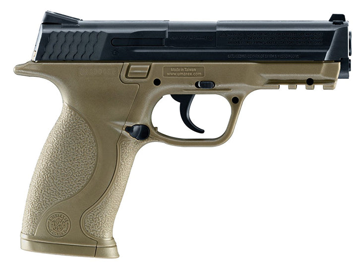 Umarex M&p Shield Replica Co2 Powered Semi-automatic Bb Pistol - Dark Earth