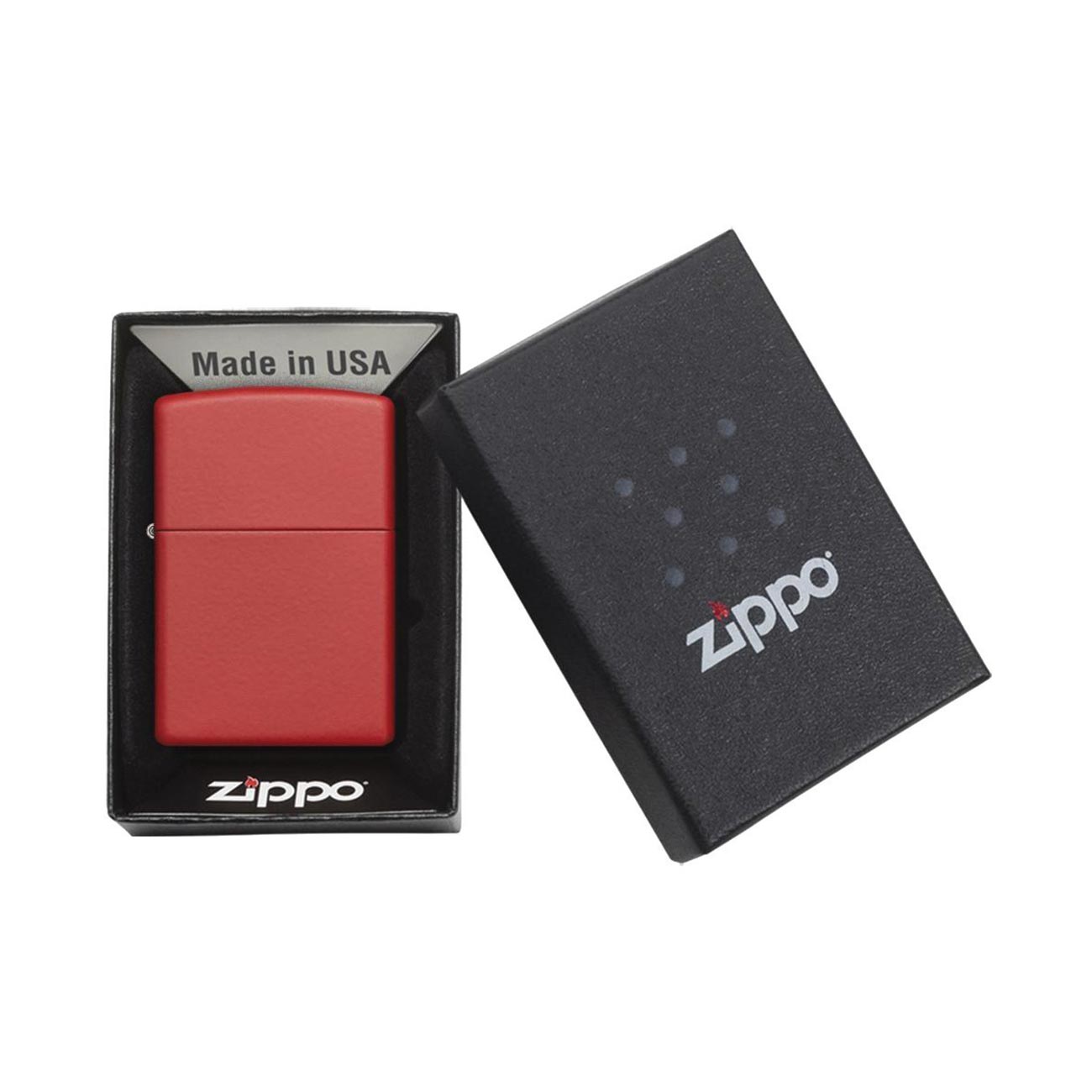 Zippo Windproof Lighter Red Matte