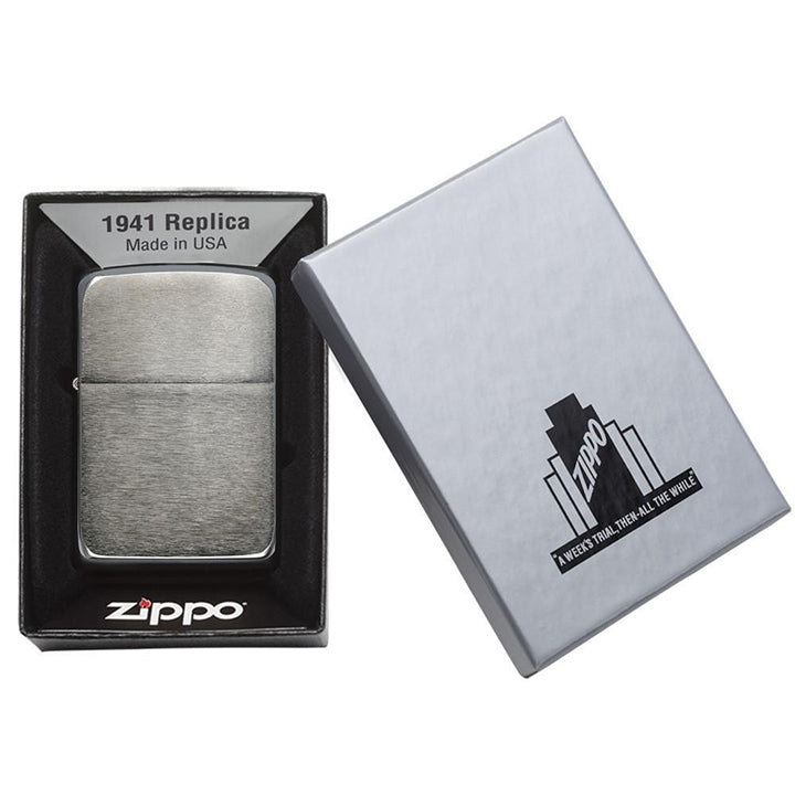 Zippo Windproof Lighter 1941 Black Chrome