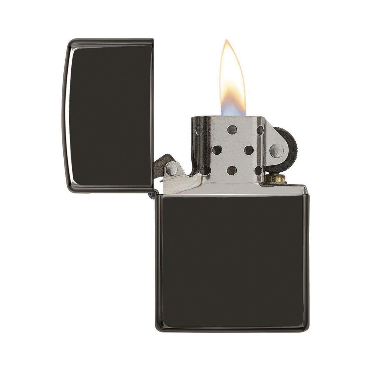 Zippo Windproof Lighter Ebony Finish Classic Case