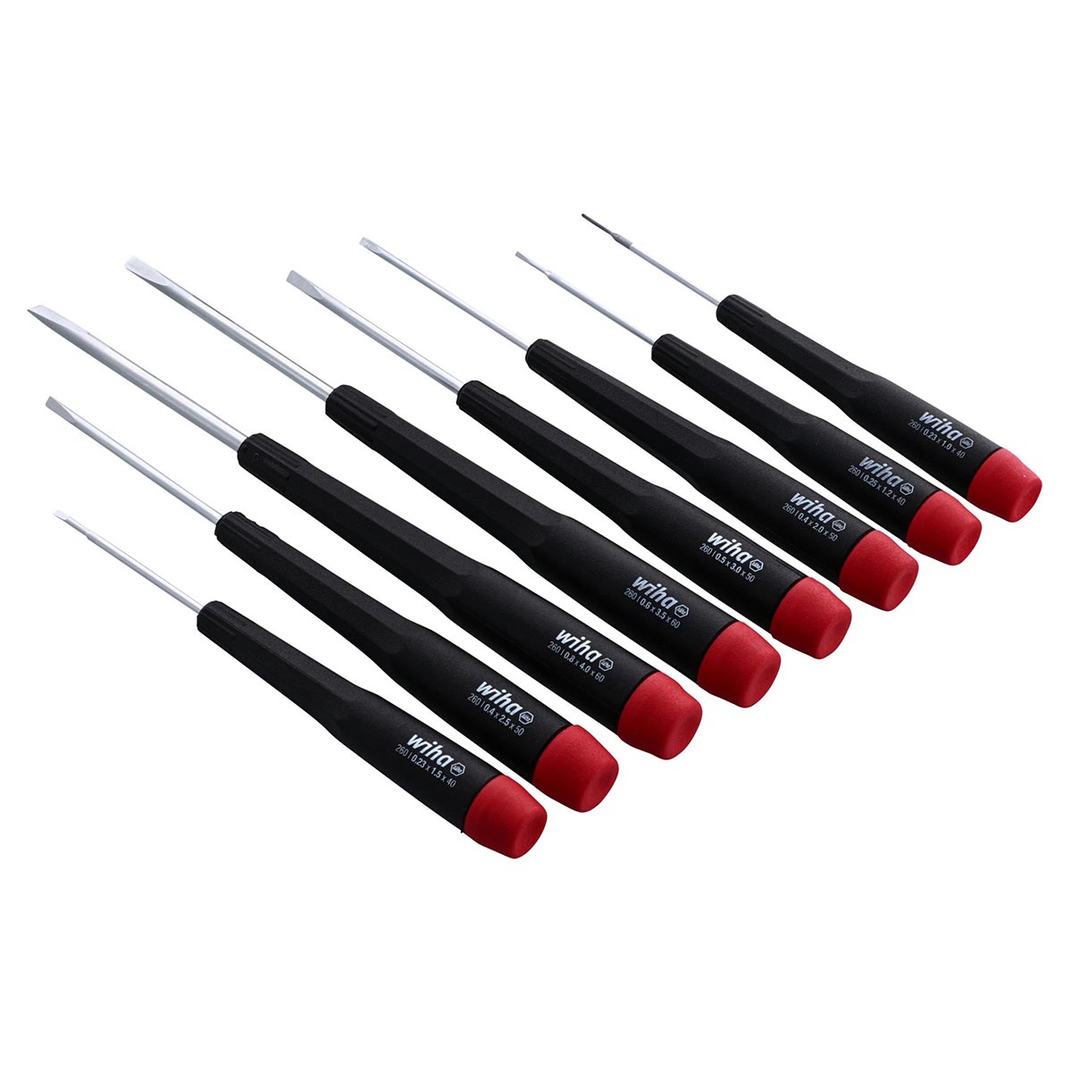 Wiha Precision Slotted Screwdriver Set (8 Piece Set)