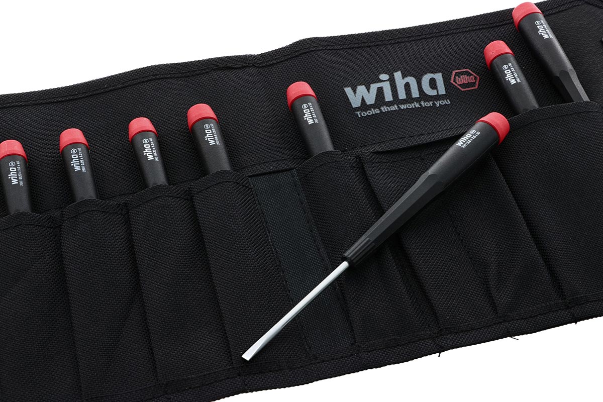 Wiha Precision Slotted Screwdriver Set (8 Piece Set)