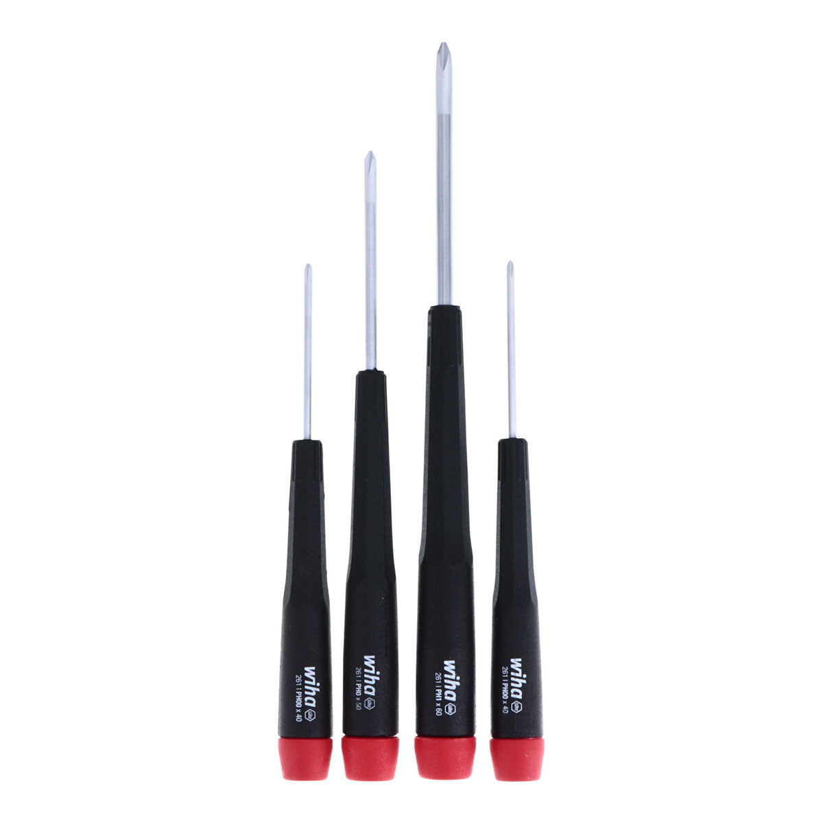 Wiha Precision Phillips Screwdriver Set (4 Piece Set)