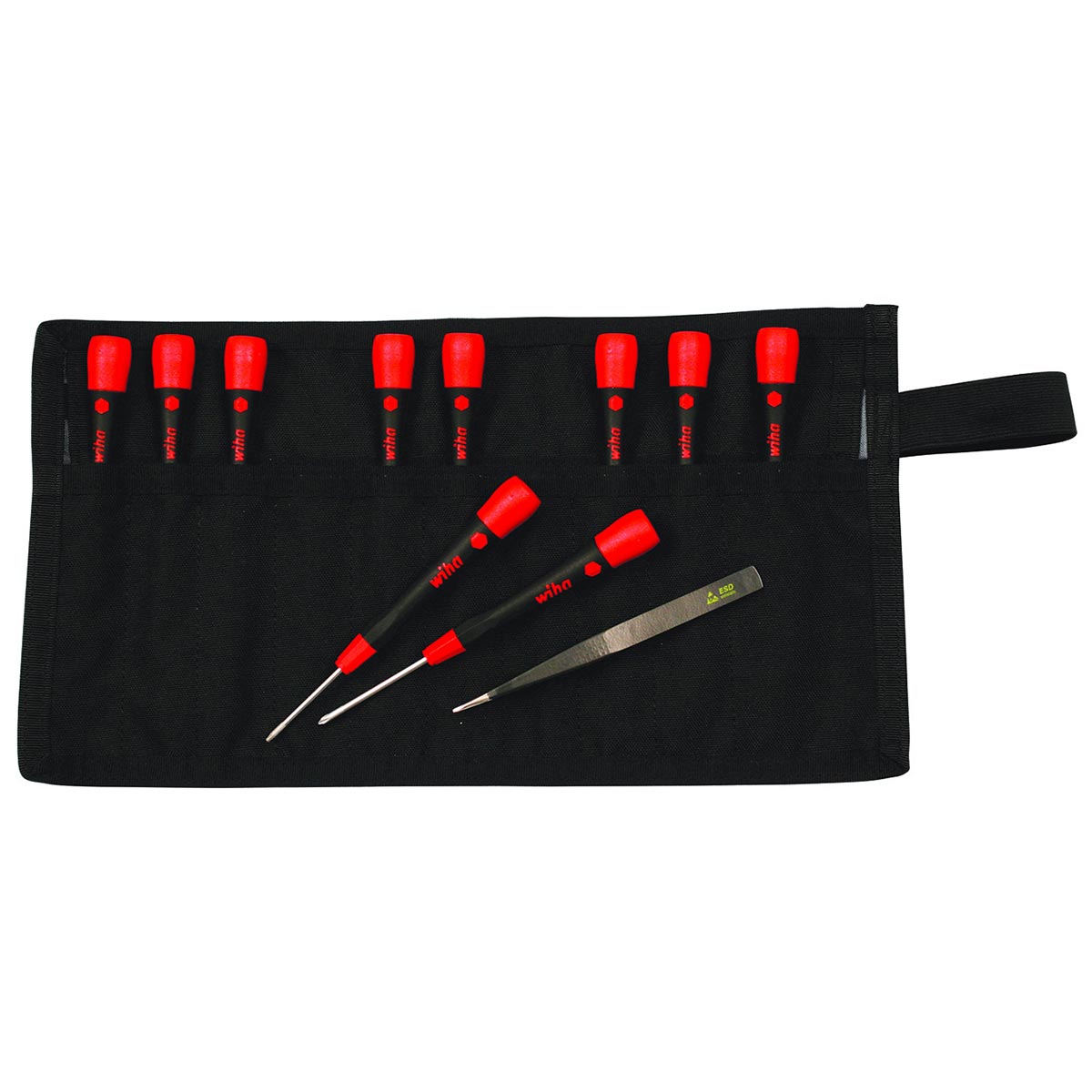 Wiha Picofinish Screwdriver Esd Tweezers Smartphone Tech Set - 11 Piece Set