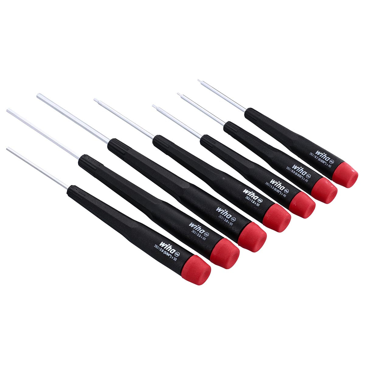 Wiha Precision Hex Metric Screwdrivers (7 Piece Set)