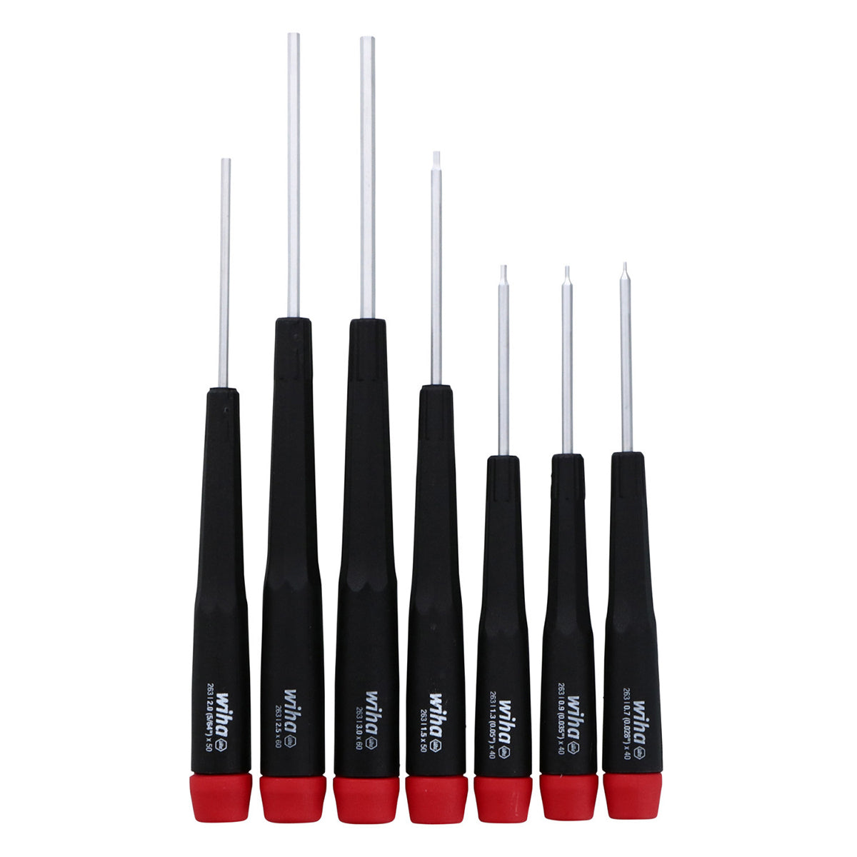 Wiha Precision Hex Metric Screwdrivers (7 Piece Set)