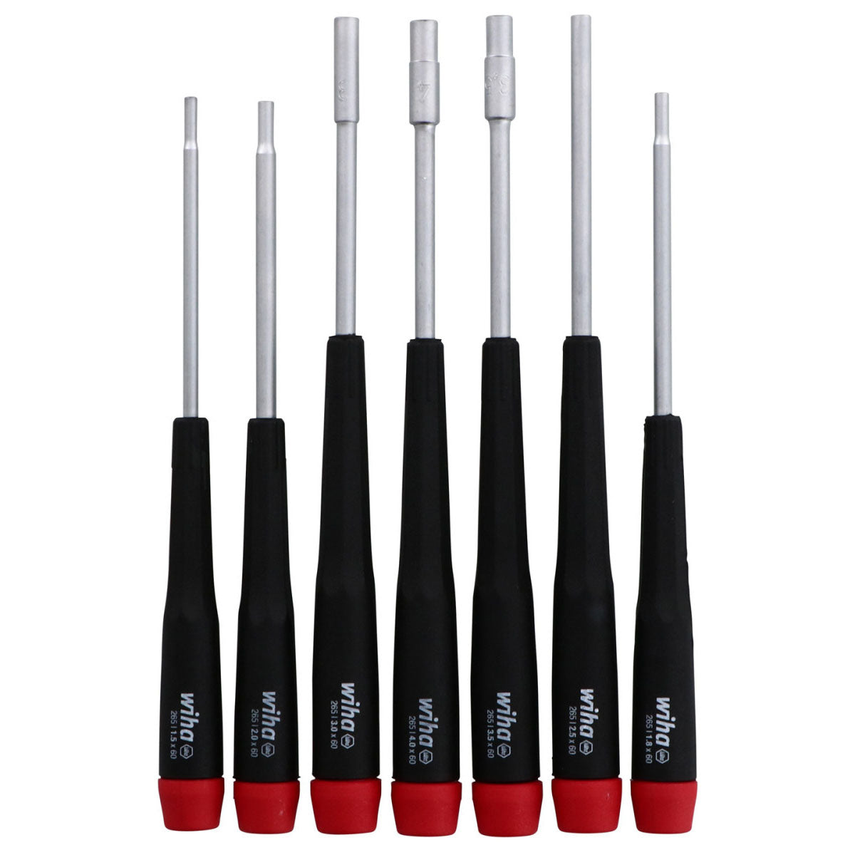 Wiha Precision Metric Nut Driver Screwdrivers (7 Piece Set)