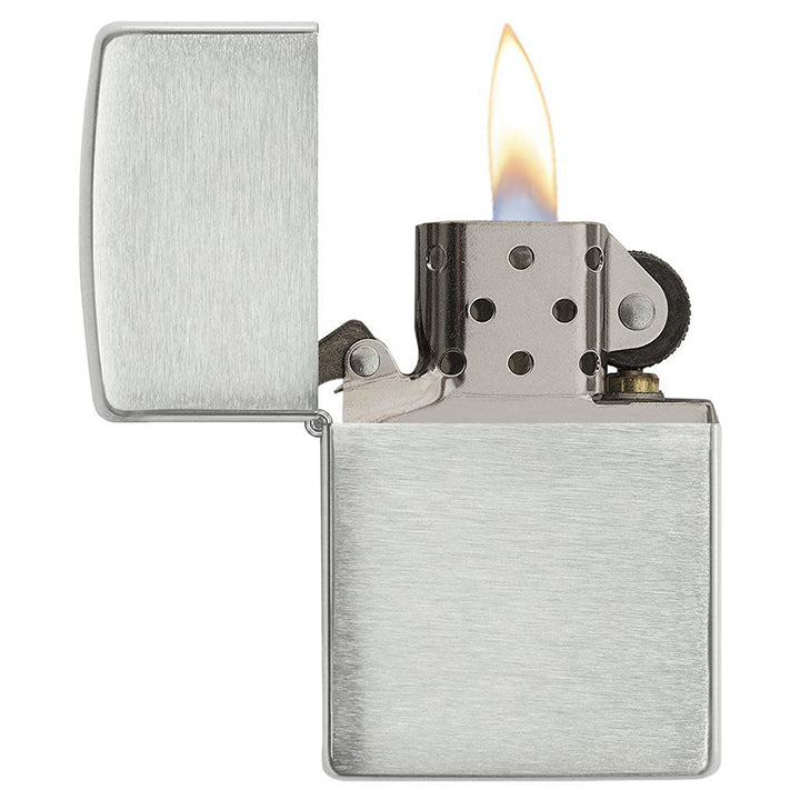 Zippo Windproof Lighter Armor® Brushed Sterling Silver