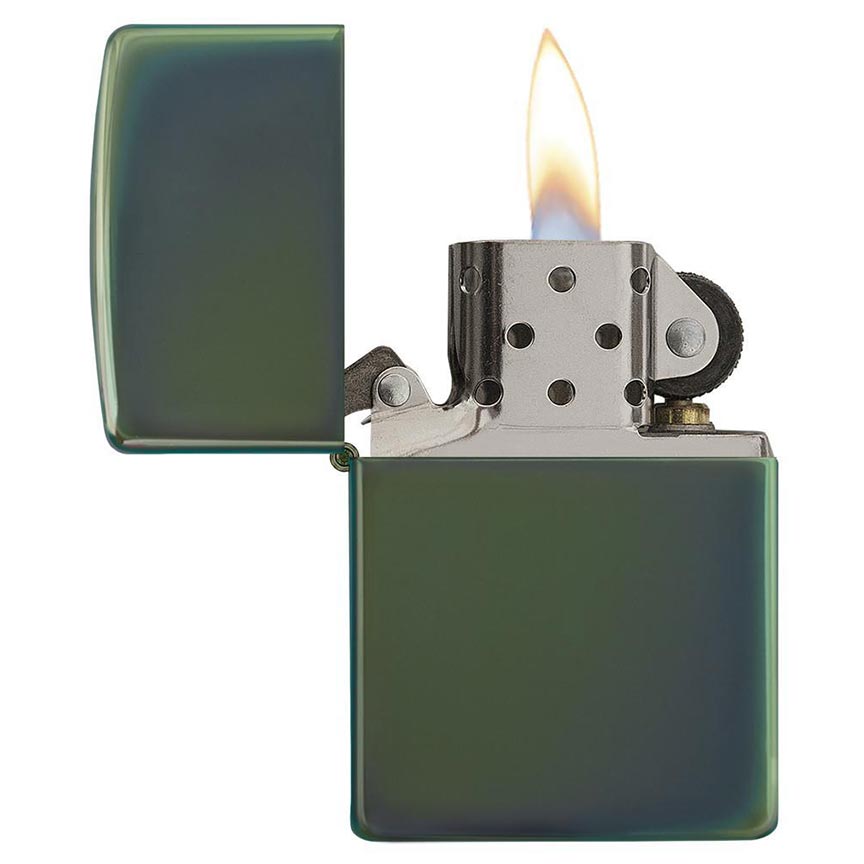 Zippo Windproof Lighter Classic High Polish Green