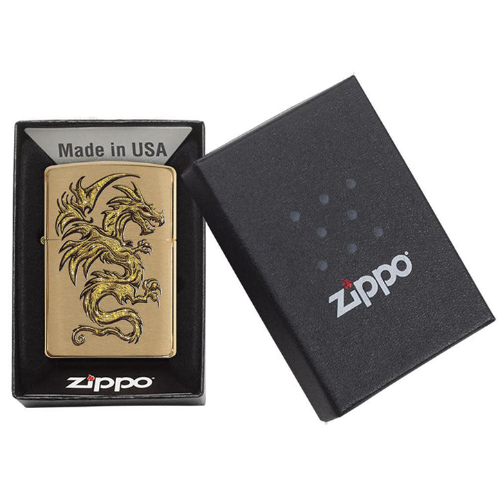 Zippo 204b Dragon Design