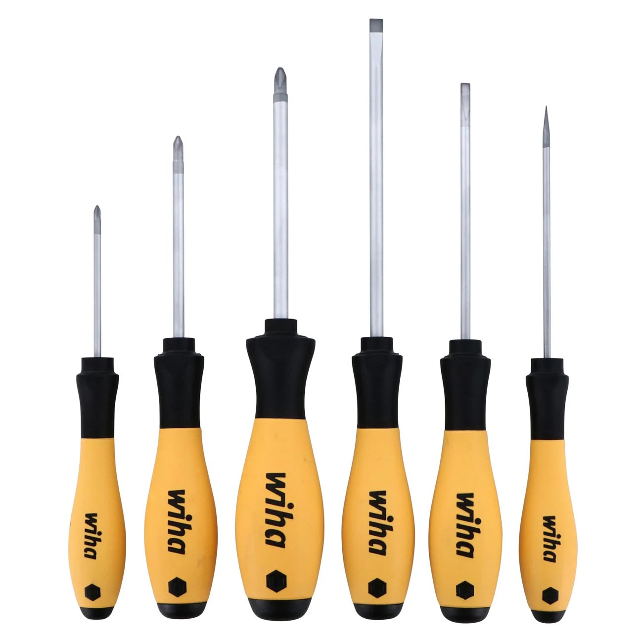 Wiha Esd Safe Softfinish Slotted/phillips Screwdriver (6 Piece Set)