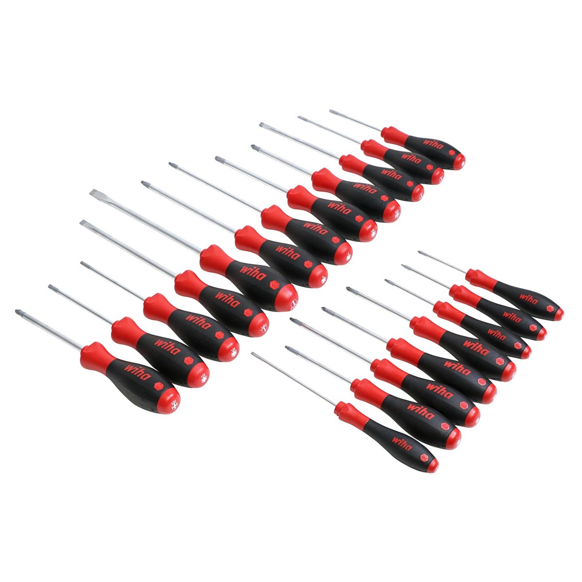 Wiha Softfinish Cushion Grip Screwdriver Set - 20 Piece Set