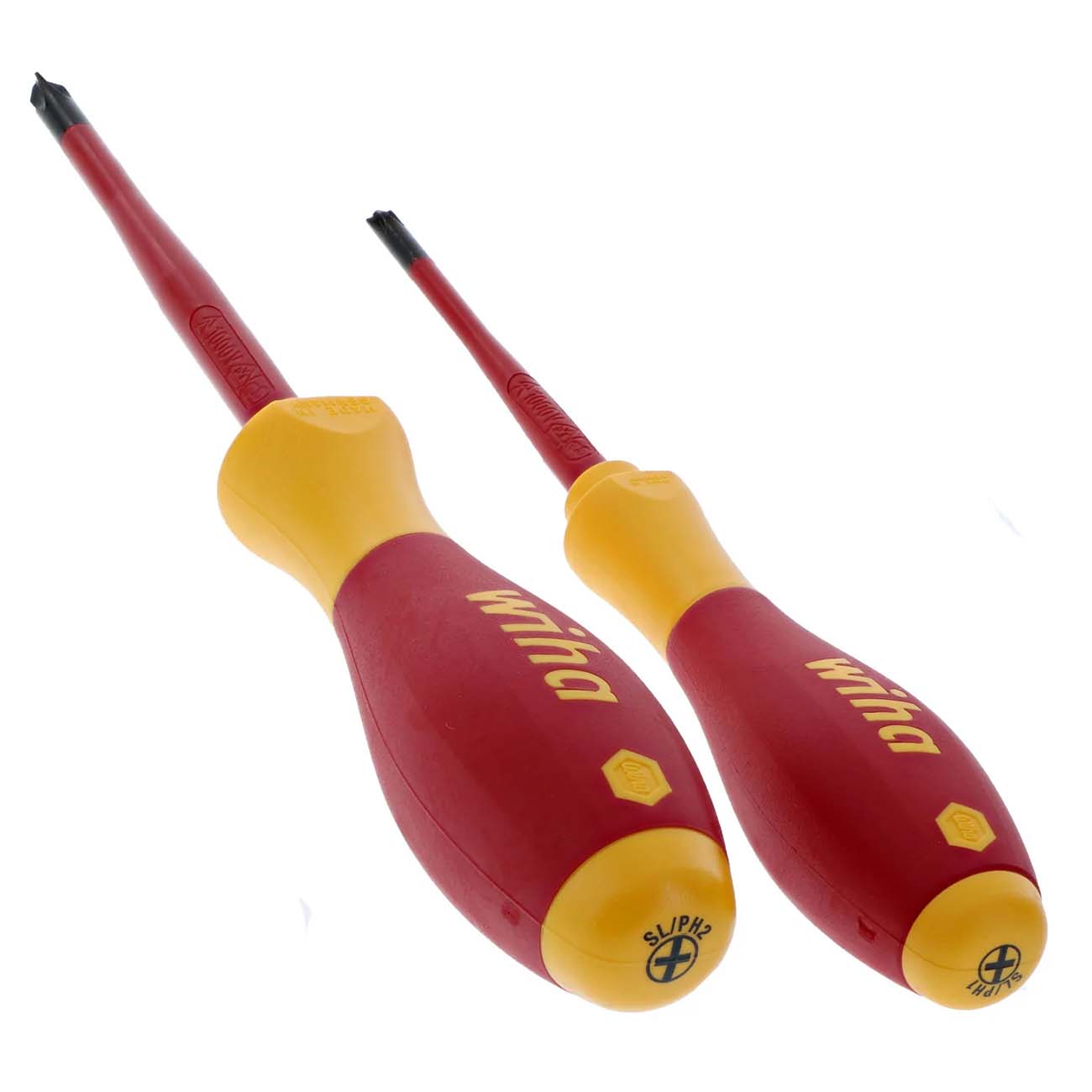 Wiha Insulated Terminal Block Xeno Screwdriver Set  (2 Pice Set)