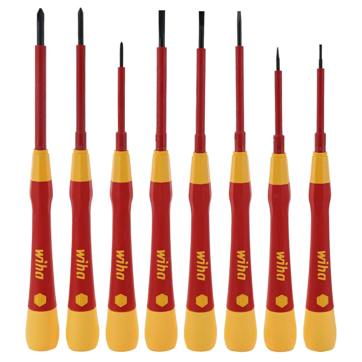 Wiha Insulated Picofinish Precision Screwdriver Set (8 Piece Set)