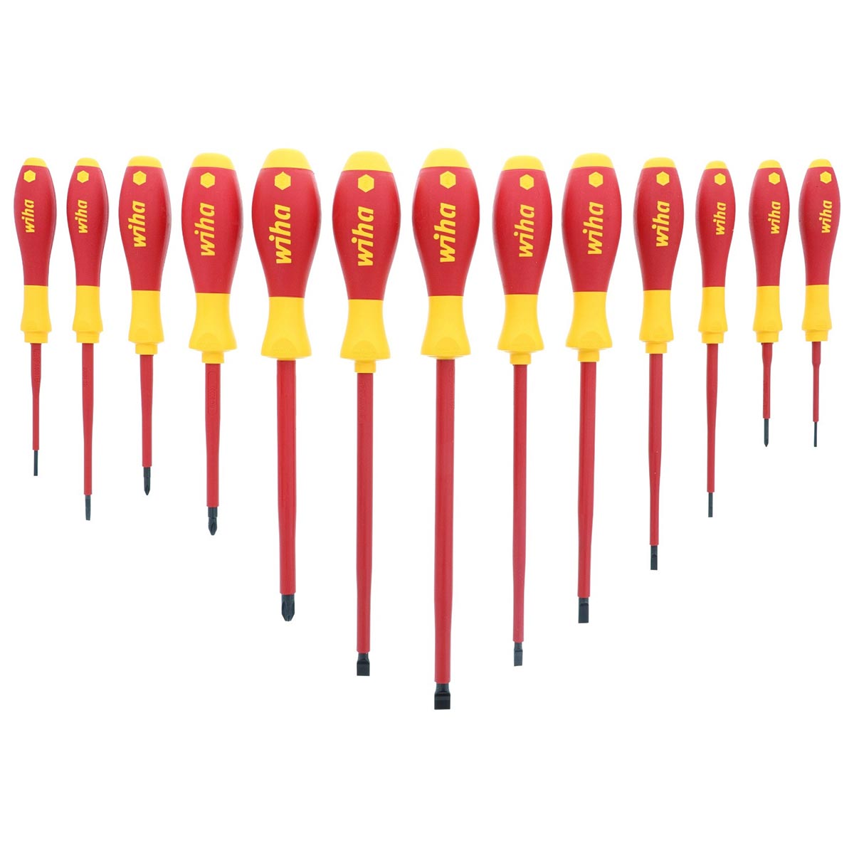 Wiha Insulated Cushioned Grip Slotted/phillips Screwdrivers - 13 Piece Set