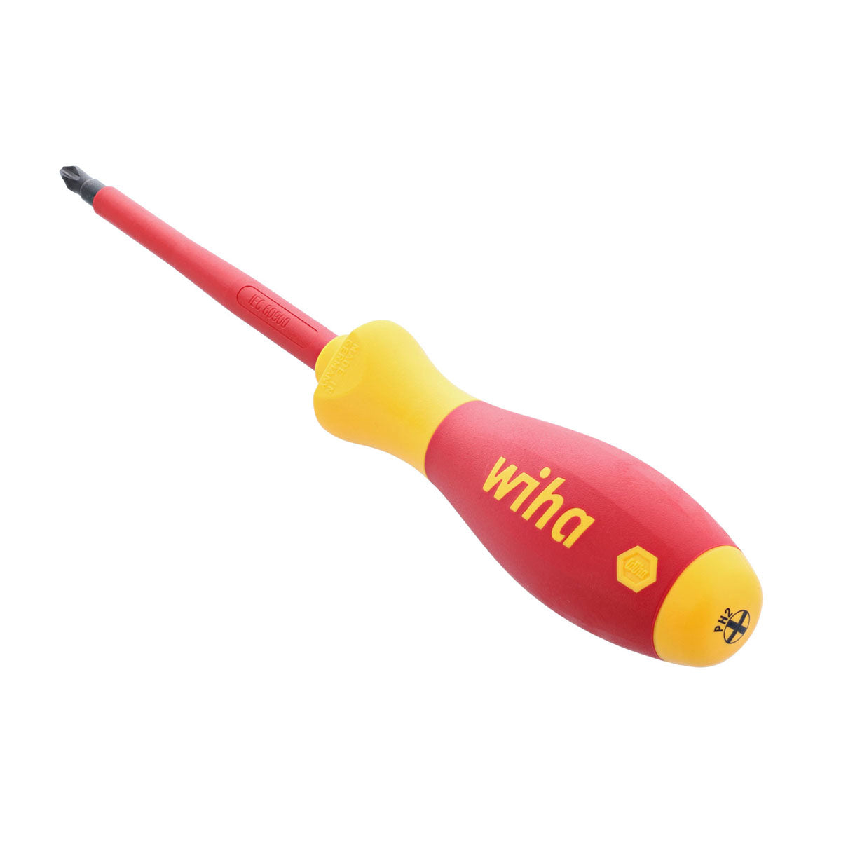 Wiha Insulated Softfinish Phillips Screwdriver Ph #2 X 100mm