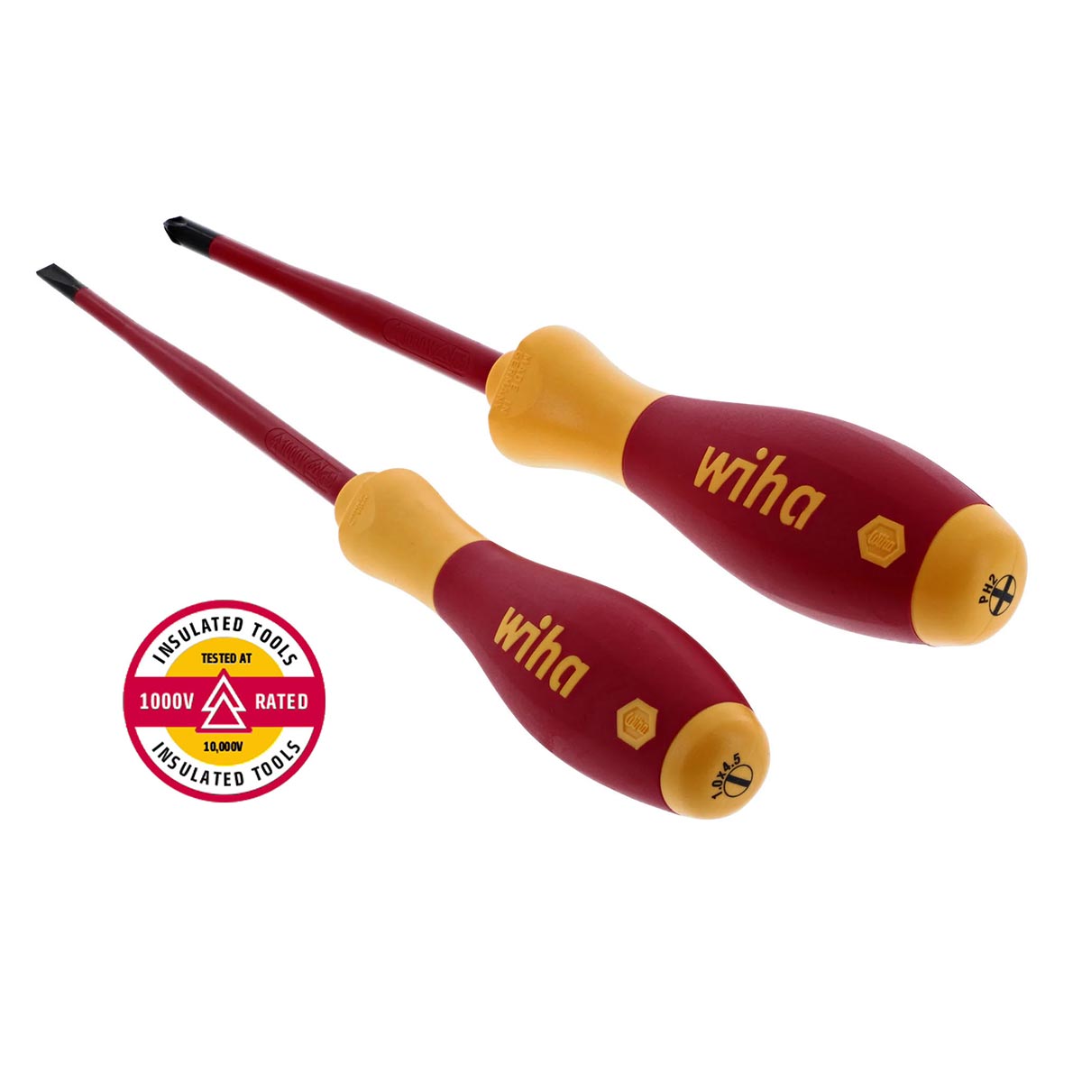 Wiha Insulated Slimline Screwdriver Set (2 Piece Set)