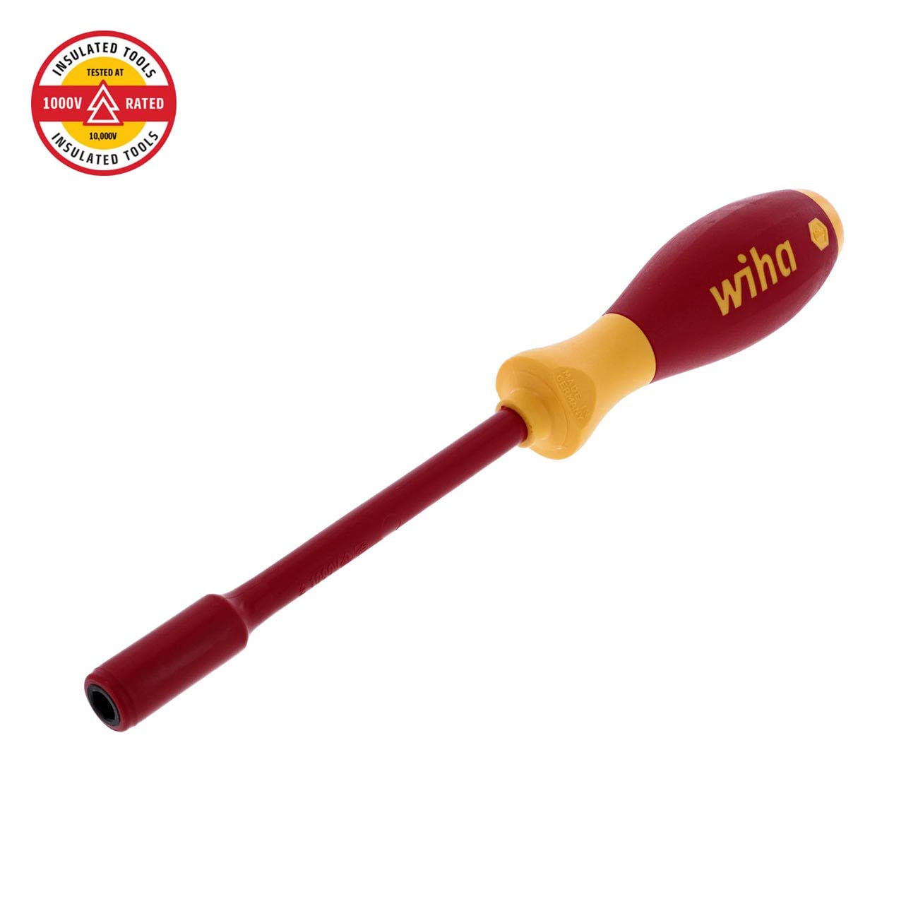 Wiha Insulated Softfinish Nut Driver 1/4 Inch