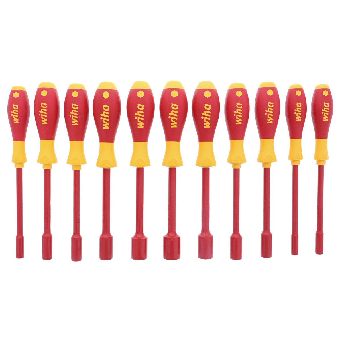 Wiha Insulated Softfinish Sae Nut Drivers (11 Piece Set)