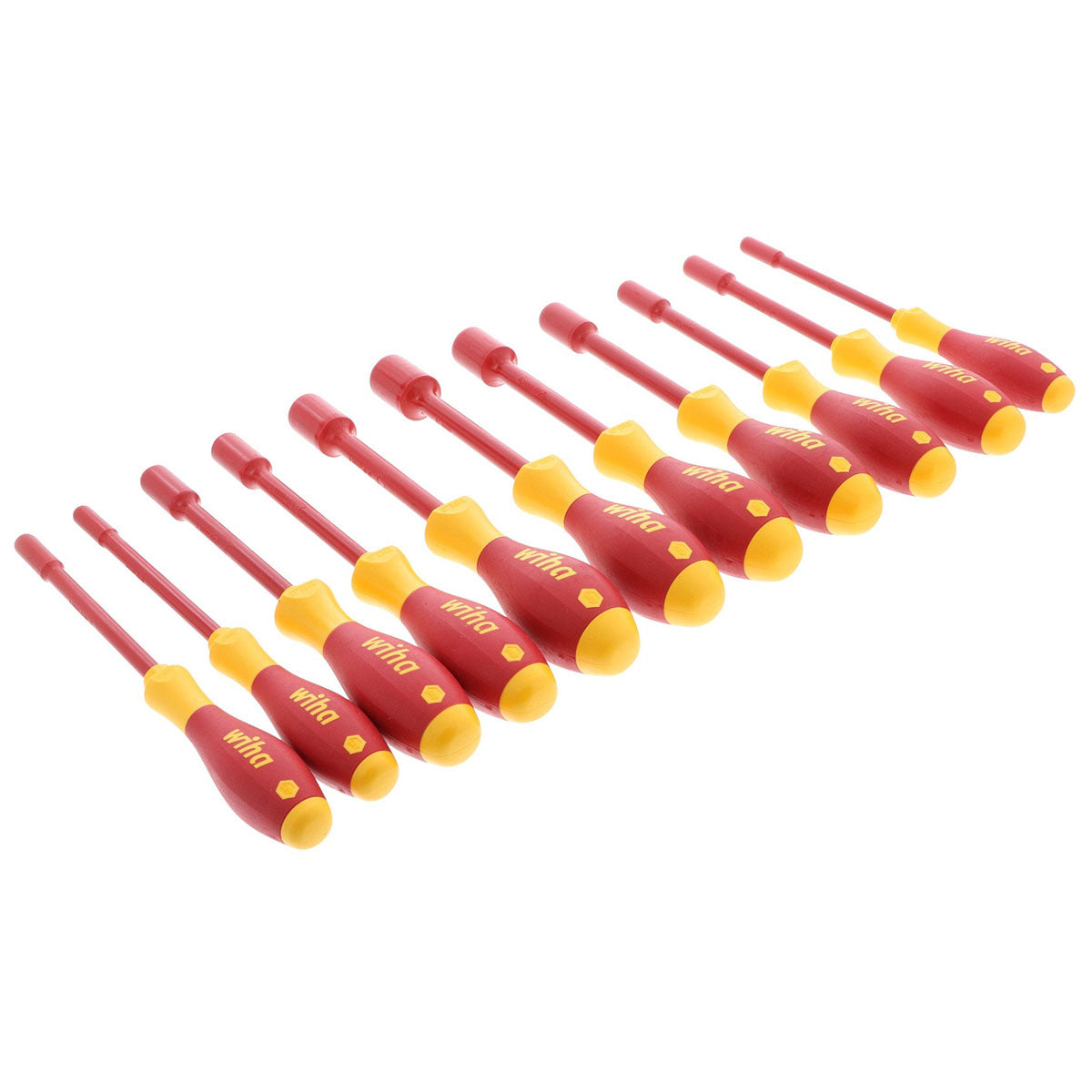 Wiha Insulated Softfinish Sae Nut Drivers (11 Piece Set)