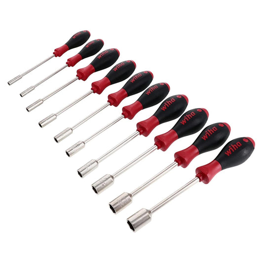 Wiha Softfinish Sae Nut Driver Set (10 Piece Set)