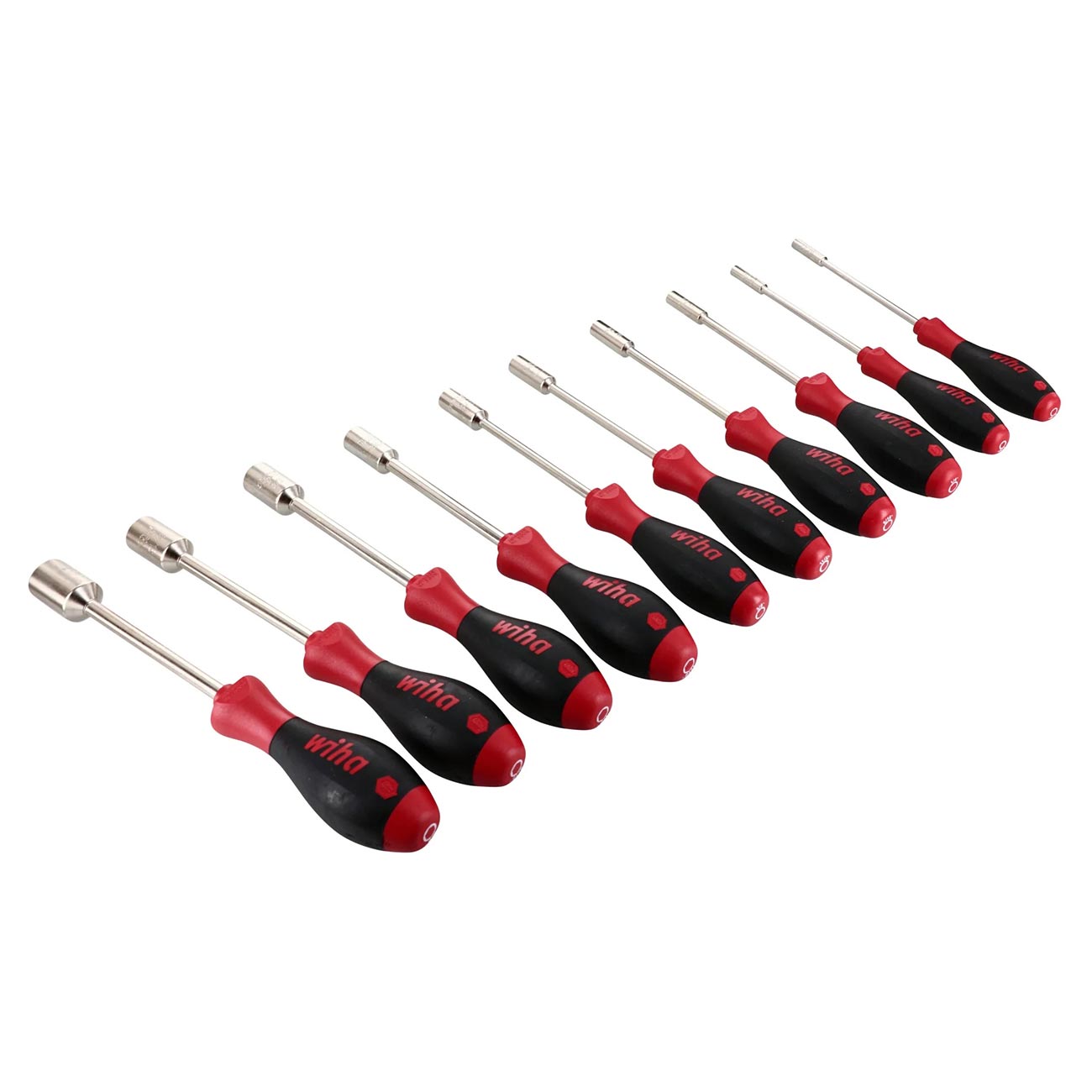 Wiha Softfinish Sae Nut Driver Set (10 Piece Set)