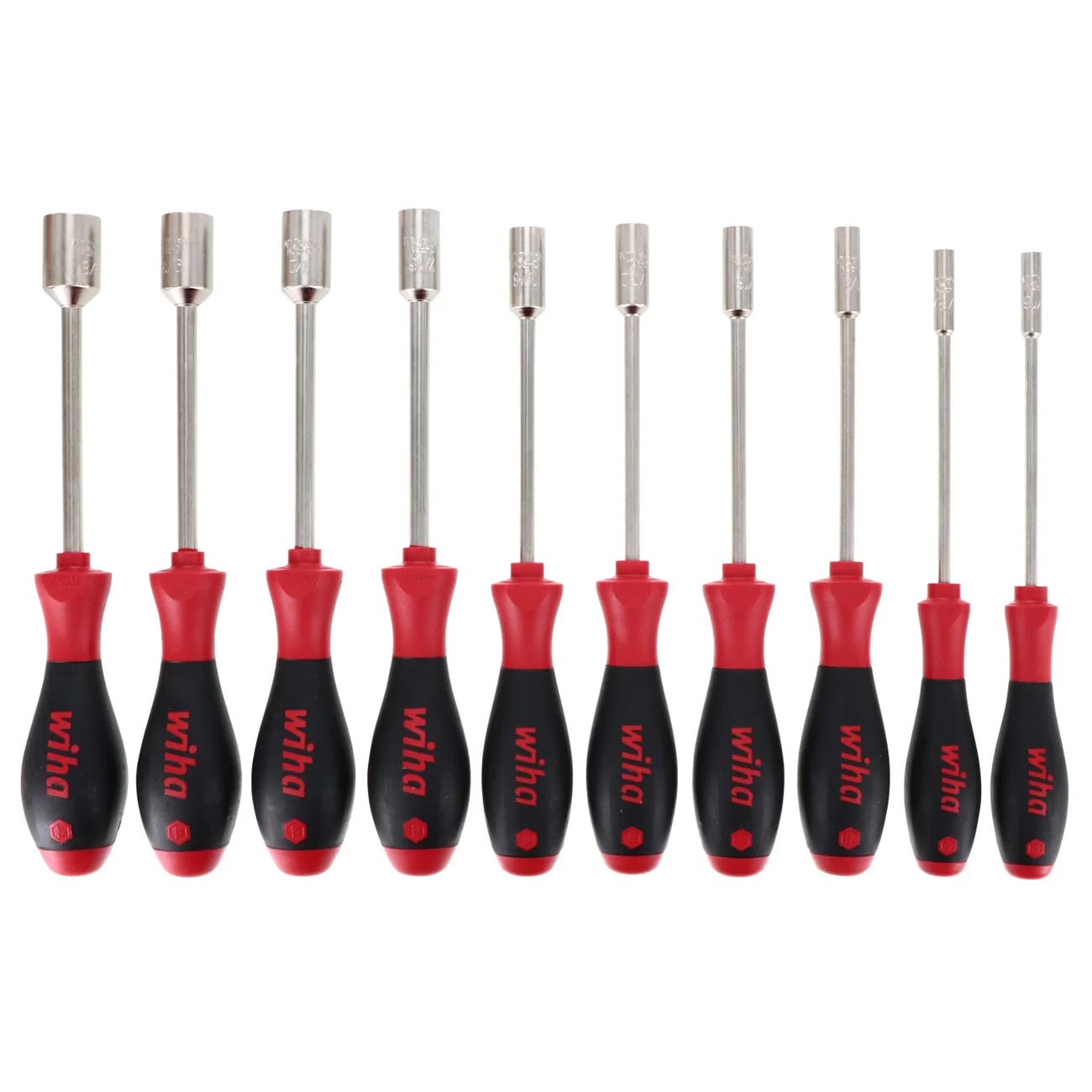 Wiha Softfinish Sae Nut Driver Set (10 Piece Set)