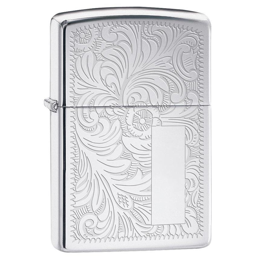 Zippo Windproof Lighter Venetian 352 High Polish Chrome