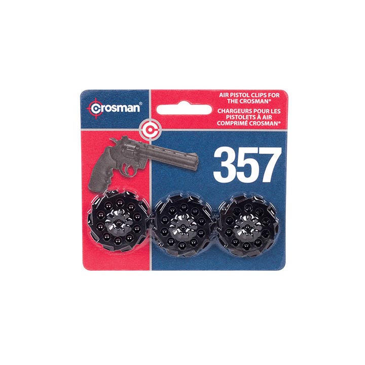 Crosman .177cal Revolver Pellet Clips (3 Pieces)