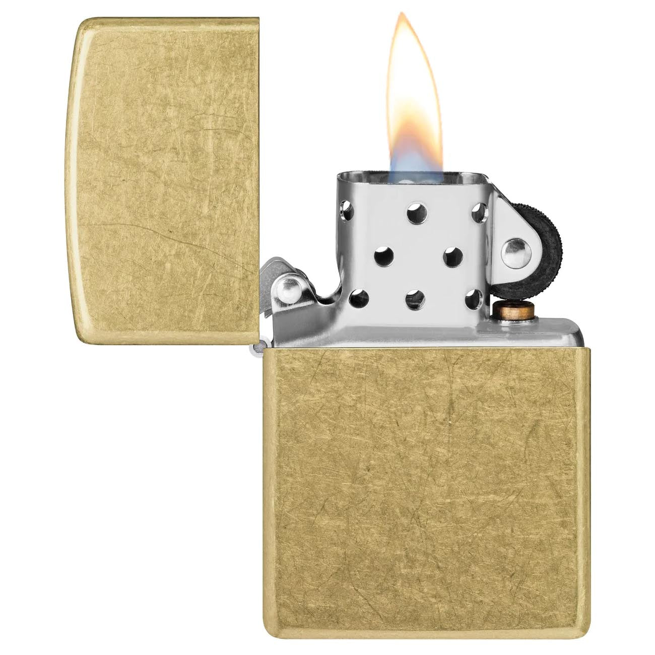 Zippo Classic Street Brass Pocket Lighter