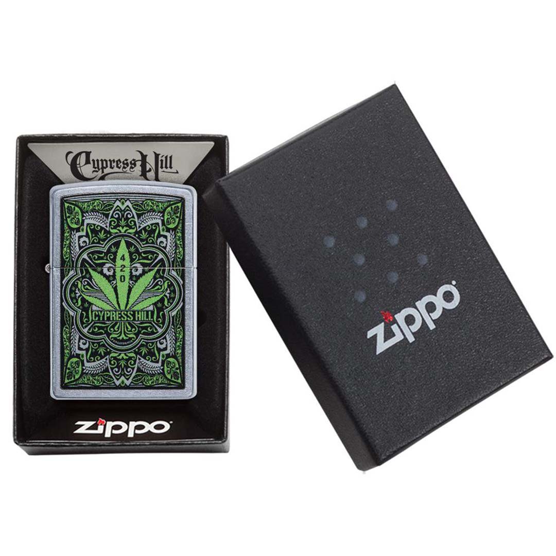 Zippo Windproof Lighter Cypress Hill Marijuana Leaf