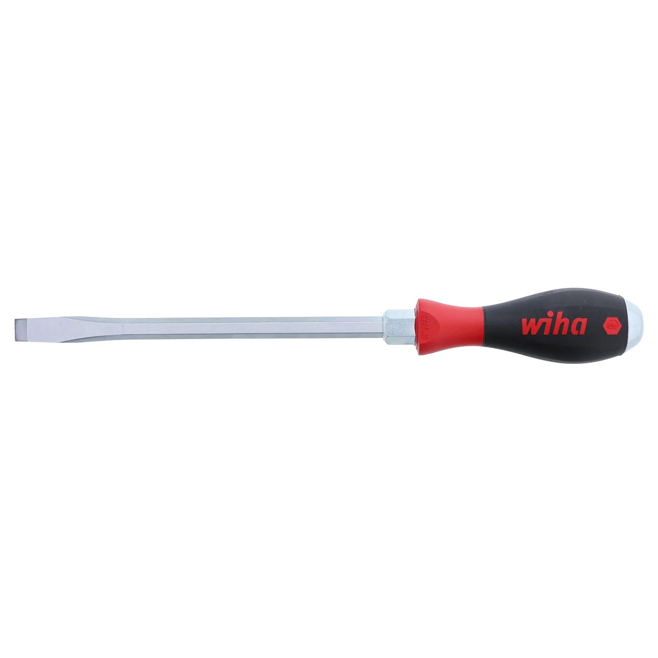 Wiha Softfinish X Heavy Duty Slotted Screwdriver 12mm X 200mm