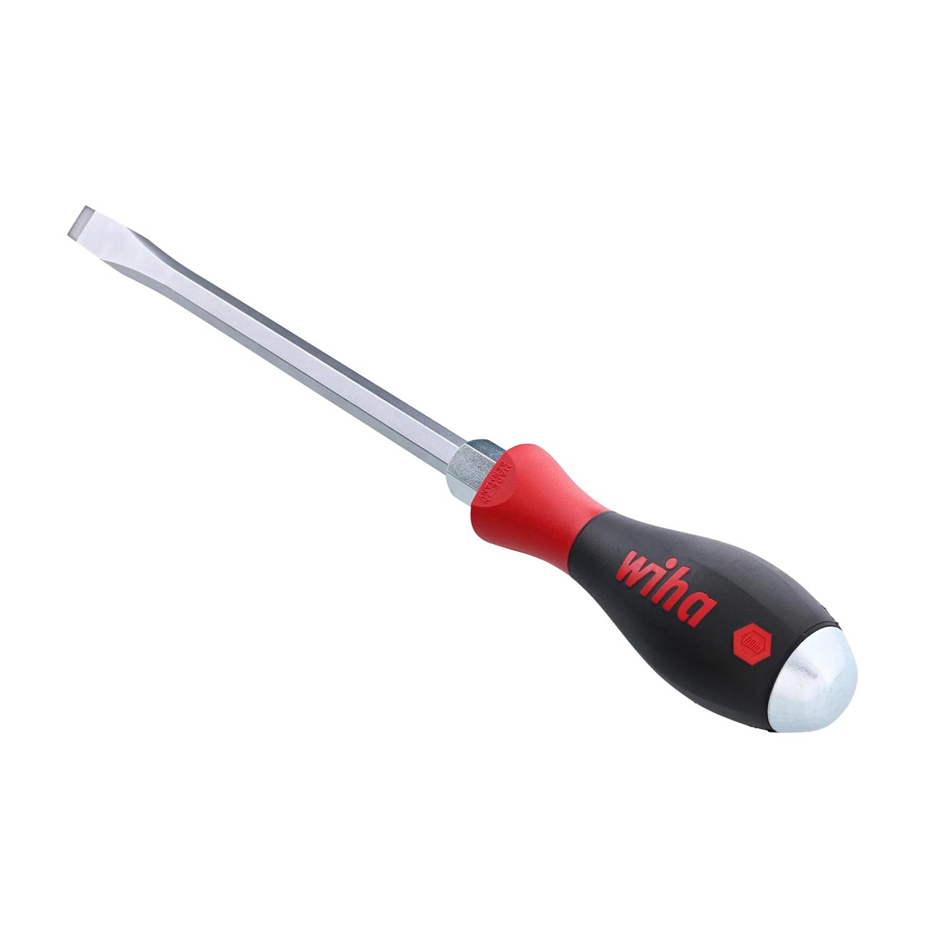 Wiha Softfinish X Heavy Duty Slotted Screwdriver 12mm X 200mm